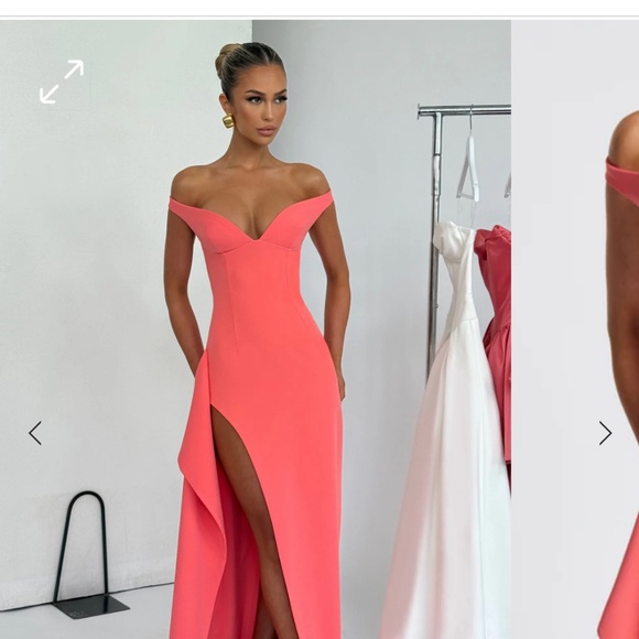 Babyboo KHALESIA maxi dress in coral pink sz. Xs - Picture 4 of 5